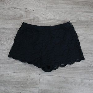 *Abercrombie & Fitch Blue Lace Shorts Size M